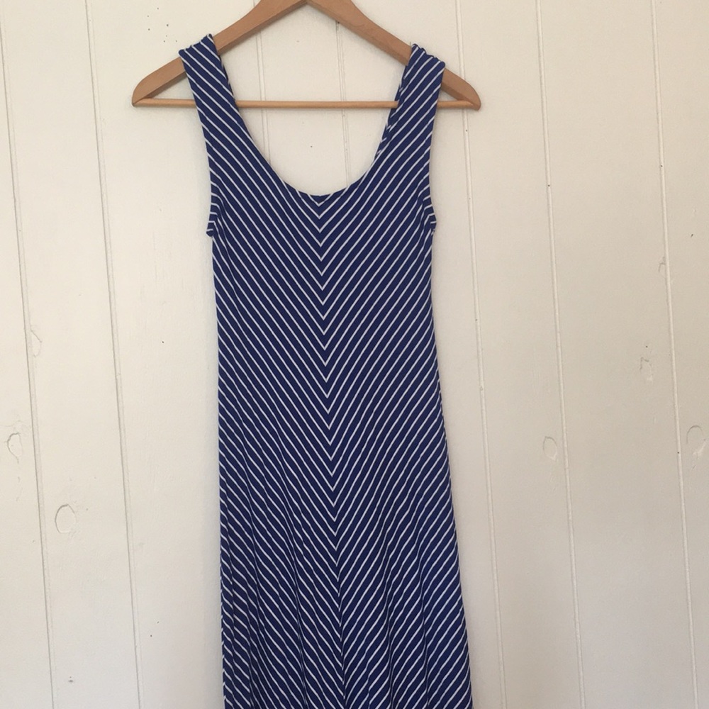 Striped maxi dress